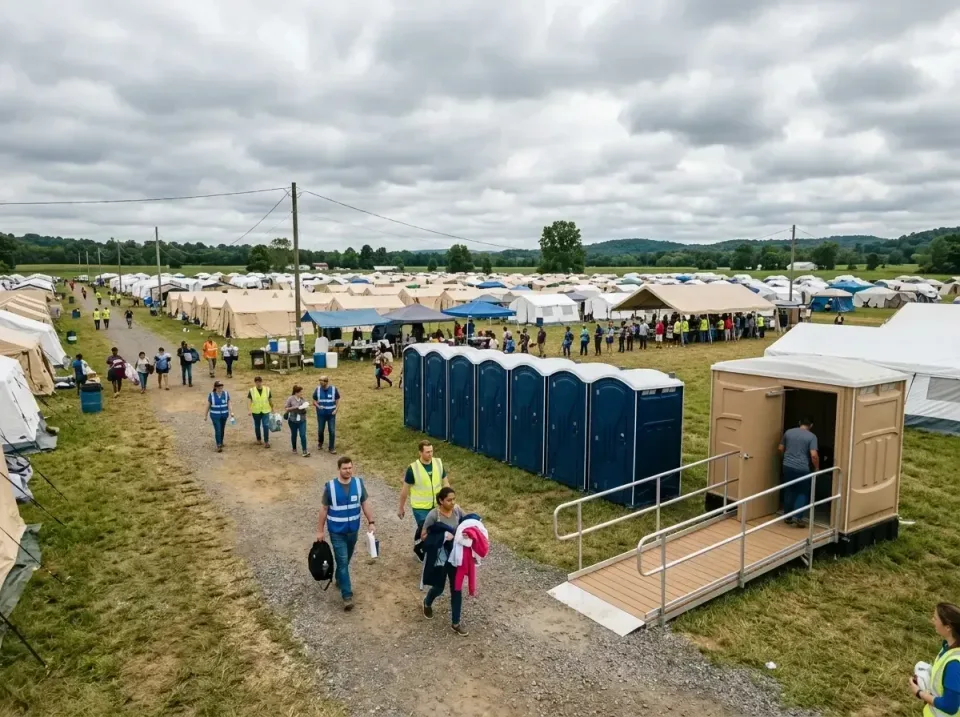 disaster-relief-camp-restrooms-010 — frequently asked questions, Dumpster & Portable Bathrooms Rental in Plainview, MN
